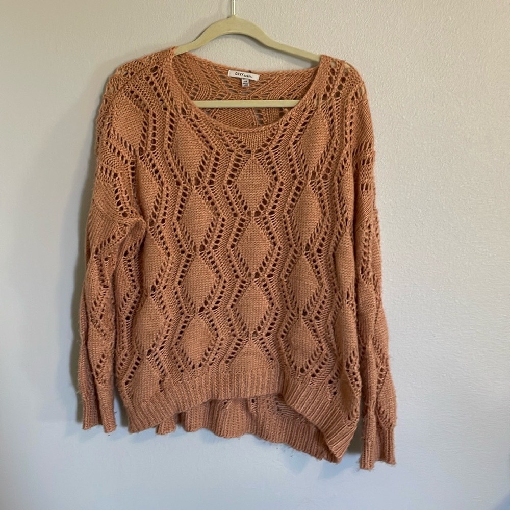 CozyCasual S/M Oversized Knit Sweater